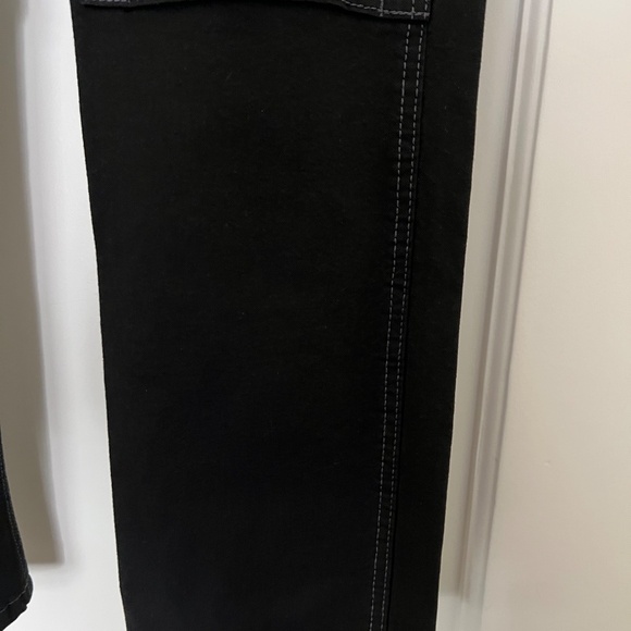 Dovetail Workwear Maven Slim No Fade Black Canvas, Midrise, Size 12/30 - Picture 9 of 12